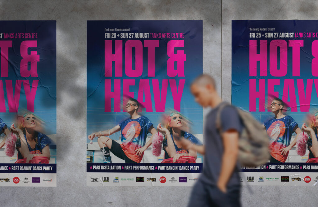 Hot & Heavy Poster Mockup