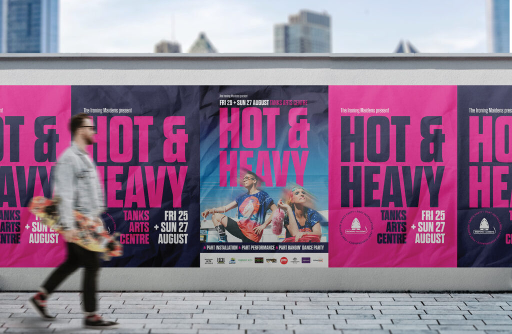 Hot & Heavy Poster Mockup